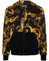 Versace Jeans Couture - Watercolour Couture Hooded Jacket - Lyst