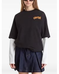 KTZ - Graphic-Print Oversized T-Shirt - Lyst