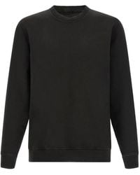 Riviera - Brushed-Cotton Sweatshirt - Lyst