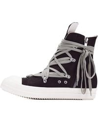 Rick Owens - Lace-Up Zip Sneakers - Lyst