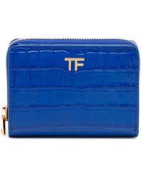 Tom Ford - Crocodile-embossed Leather Wallet - Lyst
