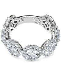 Jewels Aficionado - Diamond Halo Ring - Lyst