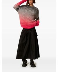Twinset - Jupe Mi-Longue À Design Plissé - Lyst