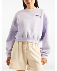 New Balance - Trackside Fleece Crew Sweatshirt - Lyst