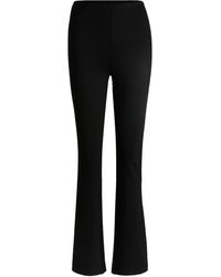 HUGO - Flared Trousers - Lyst