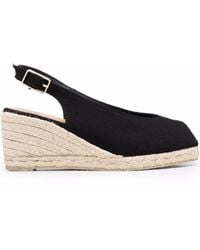 Castañer - Peep-Toe Slingback Espadrilles - Lyst