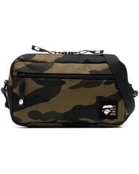 A Bathing Ape - Mini Camouflage Print Messenger Bag - Lyst