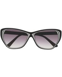 KARL LAGERFELD - Logo-Arm Detail Sunglasses - Lyst