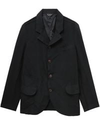 COMME DES GARÇON BLACK - Pocket Button Blazer - Lyst