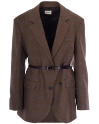 P.A.R.O.S.H. - Pattern Viscose Wool Jacket - Lyst