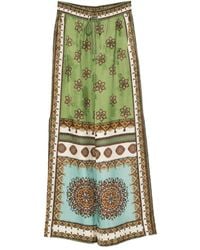 ALÉMAIS - Pantalones Contina con estampado floral - Lyst