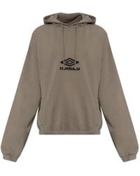 Umbro - Logo-Embroidered Drawstring Hoodie - Lyst