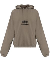 Umbro - Logo-Embroidered Drawstring Hoodie - Lyst