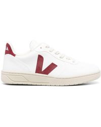 Veja - V10 Lace-up Leather Sneakers - Lyst