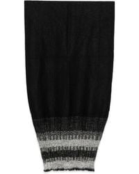 Yohji Yamamoto - Sciarpa A Righe Con Frange - Lyst
