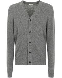 Nuur - Ribbed-Knit Wool Cardigan - Lyst