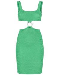 Paramidonna - Robe Mi-Longue À Fronces - Lyst