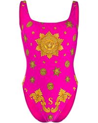 Versace Badpak Met Logo - Roze
