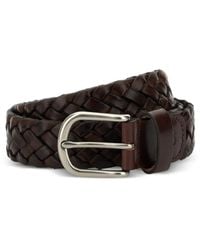 BOGGI - Woven Leather Belt - Lyst