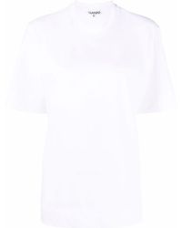 Ganni - T-shirt en coton biologique - Lyst