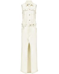 MM6 by Maison Margiela - Denim Maxi Dress - Lyst
