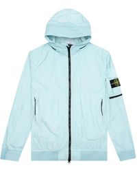 Stone Island - Compass-Badge Hooded Jacket - Lyst
