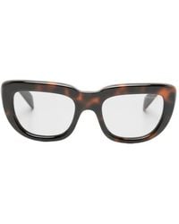 Prada - Tortoiseshell-Effect Rectangle-Frame Sunglasses - Lyst
