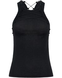 Dion Lee - Lock Cotton Tank Top - Lyst