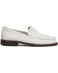 Marni - Interwoven-design Leather Loafers - Lyst