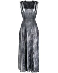 Costarellos - Maxikleid Mit Falten - Lyst