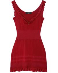 Versace - Kleid Mit Applikation - Lyst
