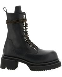 Rick Owens - Bottes Bogun À Lacets - Lyst