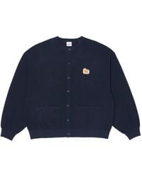 Woolrich - Pique-Knit Crew-Neck Cardigan - Lyst