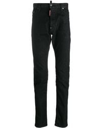 DSquared² - Mid-Rise Slim-Fit Jeans - Lyst