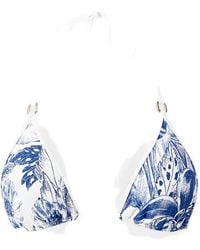 Melissa Odabash - Malta Paloma Floral-Print Bikini Top - Lyst