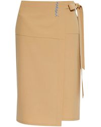 Marni - Wrap Skirt With Tie - Lyst