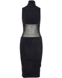 Elisabetta Franchi - Abito Midi Smanicato - Lyst