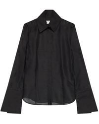 MATIERES FECALES - Sheer Silk Shirt - Lyst