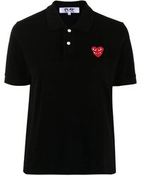 COMME DES GARÇONS PLAY - Poloshirt Met Logopatch - Lyst