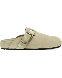 Buttero - Buckle-Strap Mules - Lyst