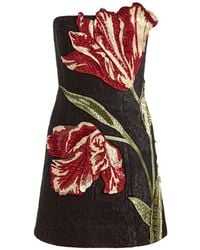Alice + Olivia - Katia Sequin-Embellished Floral-Embroidered Mini Dress - Lyst