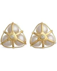 DENISE CASSOU - 18K Diamond Earrings - Lyst