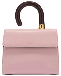 Moschino - Cabas En Cuir À Anse Incurvée - Lyst