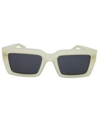 Ferragamo Eyewear - Sonnenbrille Mit Eckigem Gestell - Lyst