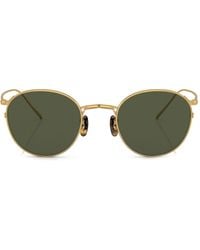 Oliver Peoples - G Ponti Round-frame Sunglasses - Lyst