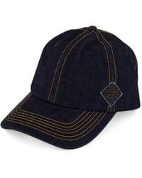 CASABLANCA - Logo-Patch Denim Cap - Lyst