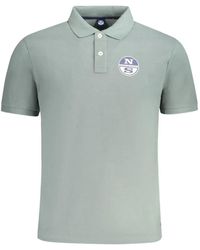 North Sails - Logo-Patch Cotton Polo Shirt - Lyst