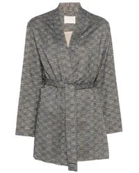 Momoní - Eugenie Belted Wrap Coat - Lyst