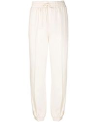 Jil Sander - Drawstring Tapered Trousers - Lyst