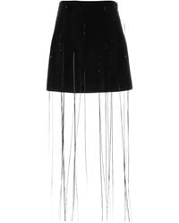 Jil Sander - High-Waisted A-Line Mini Skirt - Lyst